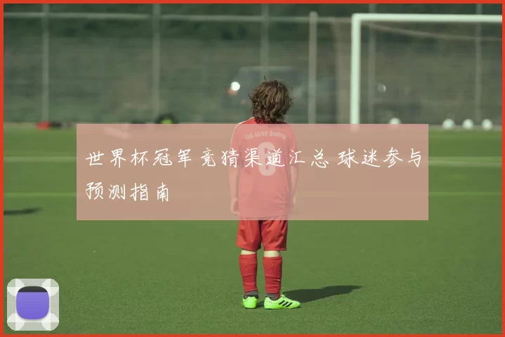 世界杯冠军竞猜渠道汇总 球迷参与预测指南
