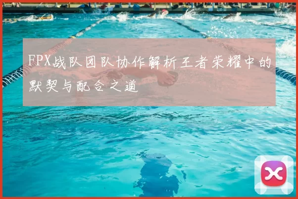 FPX战队团队协作解析王者荣耀中的默契与配合之道