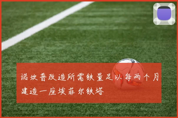 诺坎普改造所需铁量足以每两个月建造一座埃菲尔铁塔